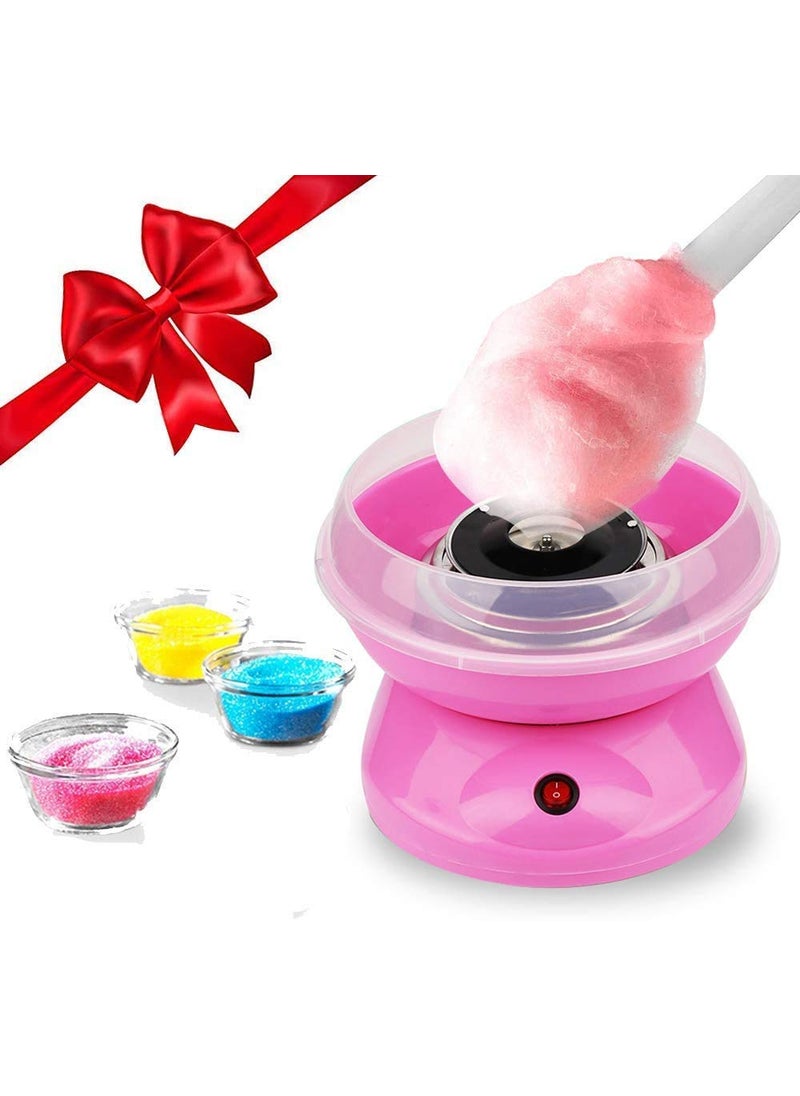 Zorzel Zorzel New Cotton Candy Maker Machine Electric Sugar Floss Homemade Hard Sugar Free Candy with Detachable Splash Guard Sugar Spoon 10 Bamboo Sticks for Kids Carnival Party Kitchen Bakery Snacks  - Image 1