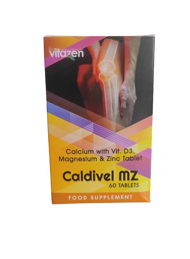 vitazen Calcium with vit. D3 Magnesium & Zinc Tablet 60s