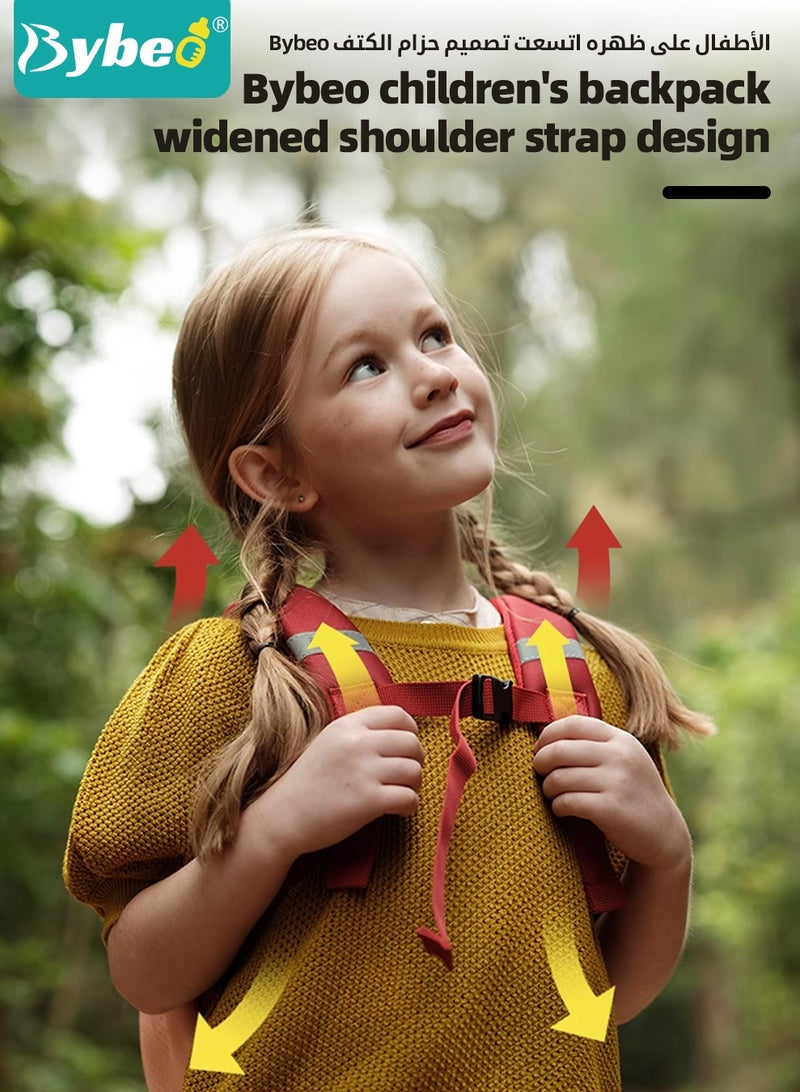 بيبو حقيبة ظهر للأطفال، حقيبة مدرسية للأطفال الصغار، حقيبة يومية صغيرة للأطفال، حقيبة روضة أطفال، حقيبة سفر كرتونية لطيفة للأولاد والبنات، مثالية لرياض الأطفال، السفر، والمدرسة. - Image 3