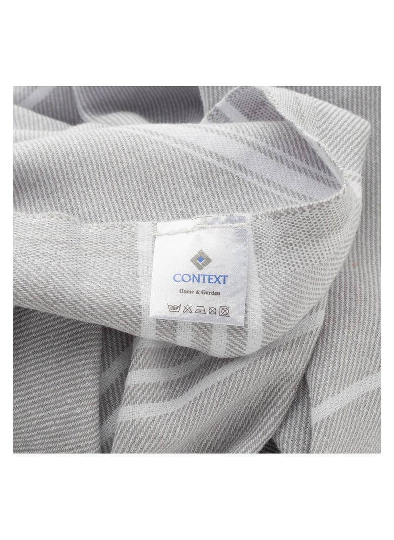 CONTEXT Style and Functionality Turkish Peshtemal Towels: 100% Organic Cotton | Prewashed & Versatile for Bath, Pool, Beach, and Spa - 40x70 Inches (Gray)  - Image 4