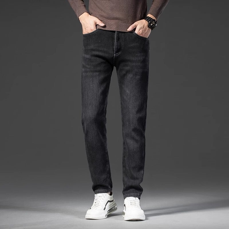 Unisex Classic Denim Jeans Loose Fit Daily Outdoor Wear - Image 3