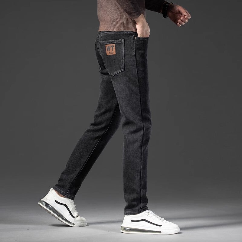 Unisex Classic Denim Jeans Loose Fit Daily Outdoor Wear - Image 5