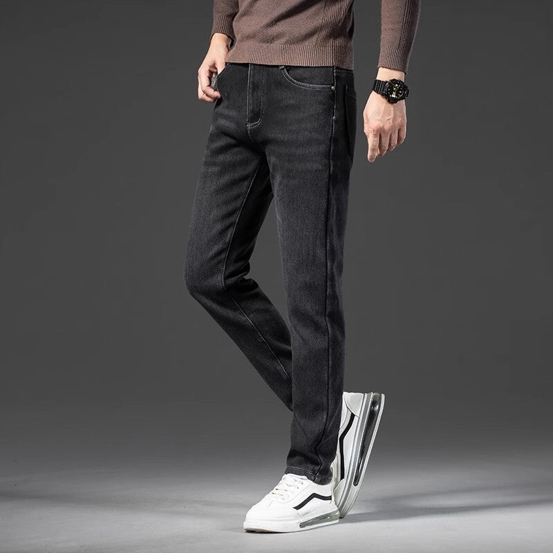 Unisex Classic Denim Jeans Loose Fit Daily Outdoor Wear - Image 4