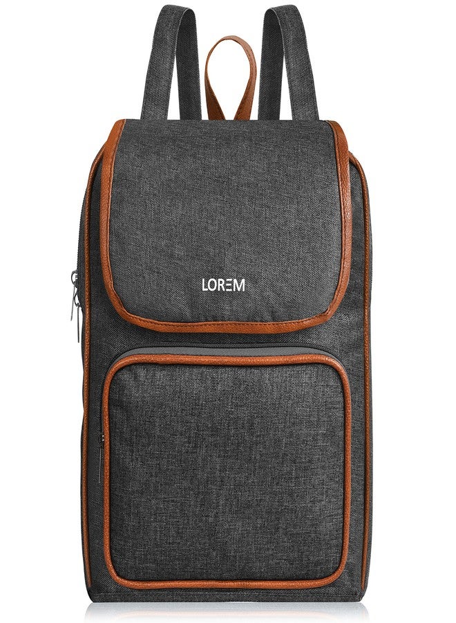 LOREM Stylish Faux Leather Shoulder Backpack for Women & Girls | College, Office, Travel Purse - BP07