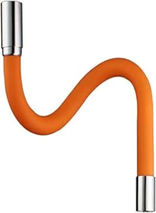 Flexible Faucet Hose Connector 50cm Practical Alternative to Traditional Hose Direction All Directions Flexible Metal Durable Silicone for Home Use
