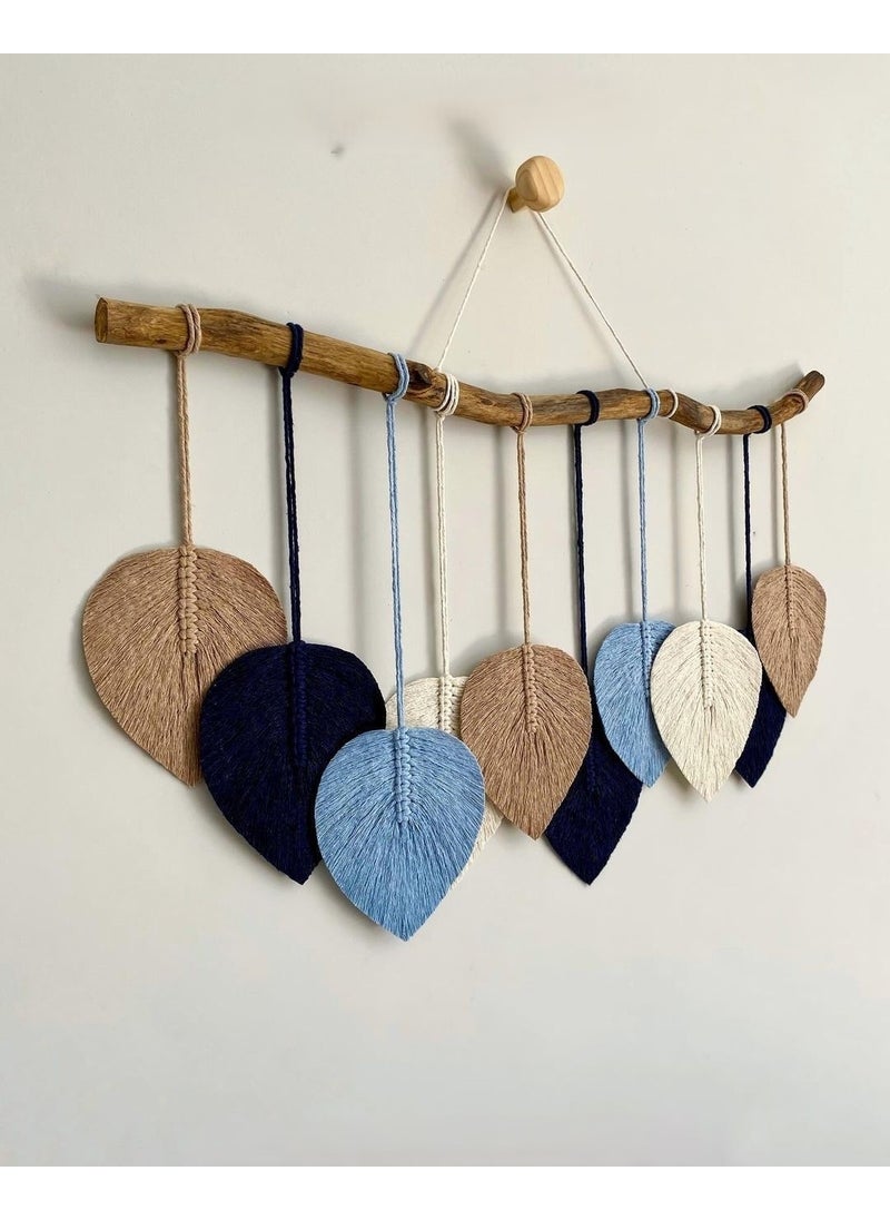 Ninastore Macrame Decorative Wall Ornament Leaf Model Stylish Design 