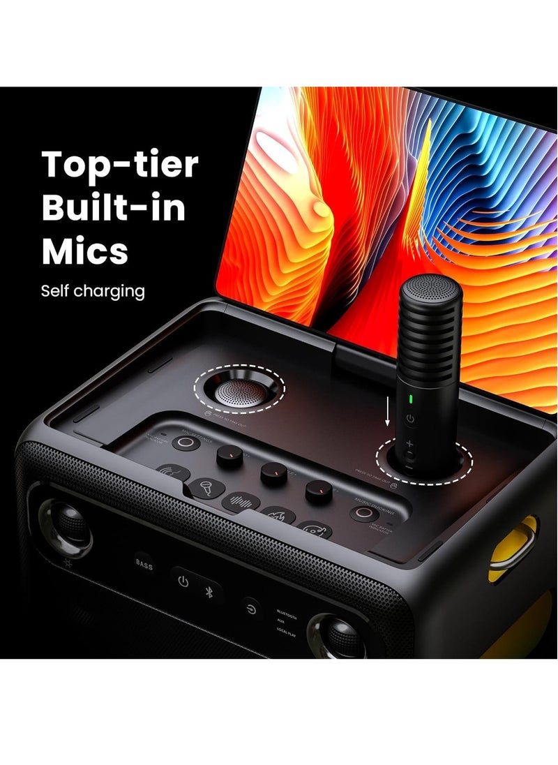 IKARAO X2 ALL-IN-ONE SMART PARTY SPEAKER 600W 10.1'' HD SELF-CHARGING W/L MIC x2 BT 5.3 WI-FI HDMI TWS RGB LIGHTS 6.8 KG 11HRS PT TF/USB GUITAR/MIC AUX CARRY STRAP - pzsku/ZF11F511F20606805F65FZ/45/1741248833/18b3e2a0-75b4-447a-847c-6f99a4ecd6f4