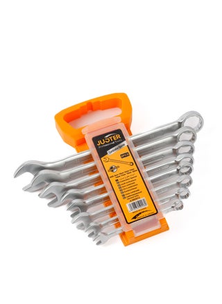 8-Piece Professional Combination Spanner Set Silver - pzsku/ZF11F56809D95D8FF7002Z/45/_/1653734547/1d7aa40f-7684-4499-bcf9-3283a4151db3