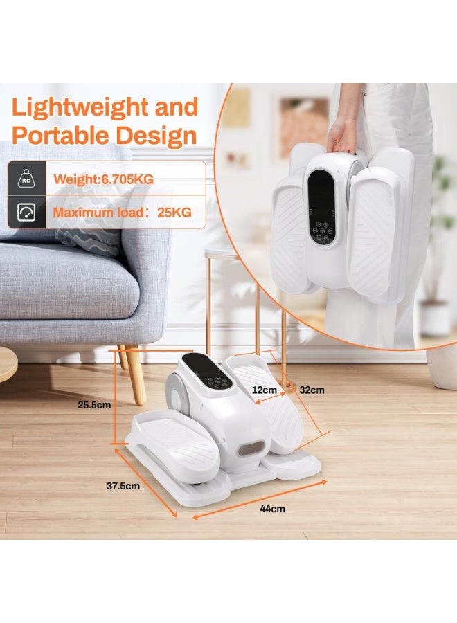 Arabest Mini Electric Elliptical Cross Trainer Under Table with Remote Control Adjustable Speed for Home Office Teen Elderly - Image 4