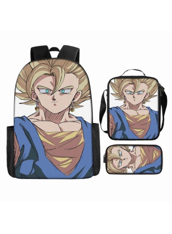 عام حقيبة الظهر المطبوعة الشائعة - مجموعة حقيبة الظهر المكونة من ثلاث قطع (يمكن استخدامها للطلاب والأطفال والأصدقاء للنزهات وتسلق الجبال وما إلى ذلك) - 103 - Image 2