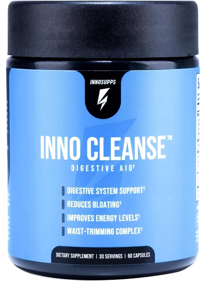 InnoSupps Inno Cleanse - Waist Trimming Complex | Digestive System Support & Aid | Reduced Bloating | Improves Energy Levels | Gluten Free, Vegan Friendly - Image 1
