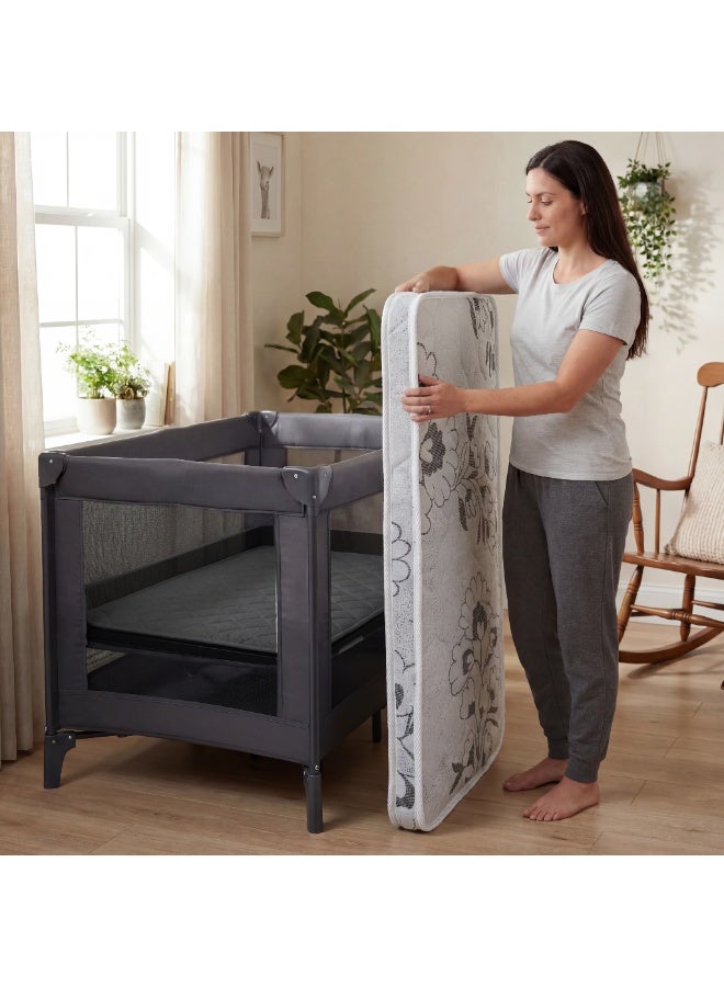 Premium Baby Crib & Playpen Sponge Mattress 120x60 cm | Breathable Cotton | Handcrafted Comfort - Image 1