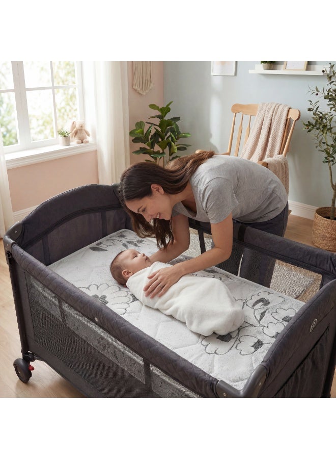 Premium Baby Crib & Playpen Sponge Mattress 120x60 cm | Breathable Cotton | Handcrafted Comfort - Image 5