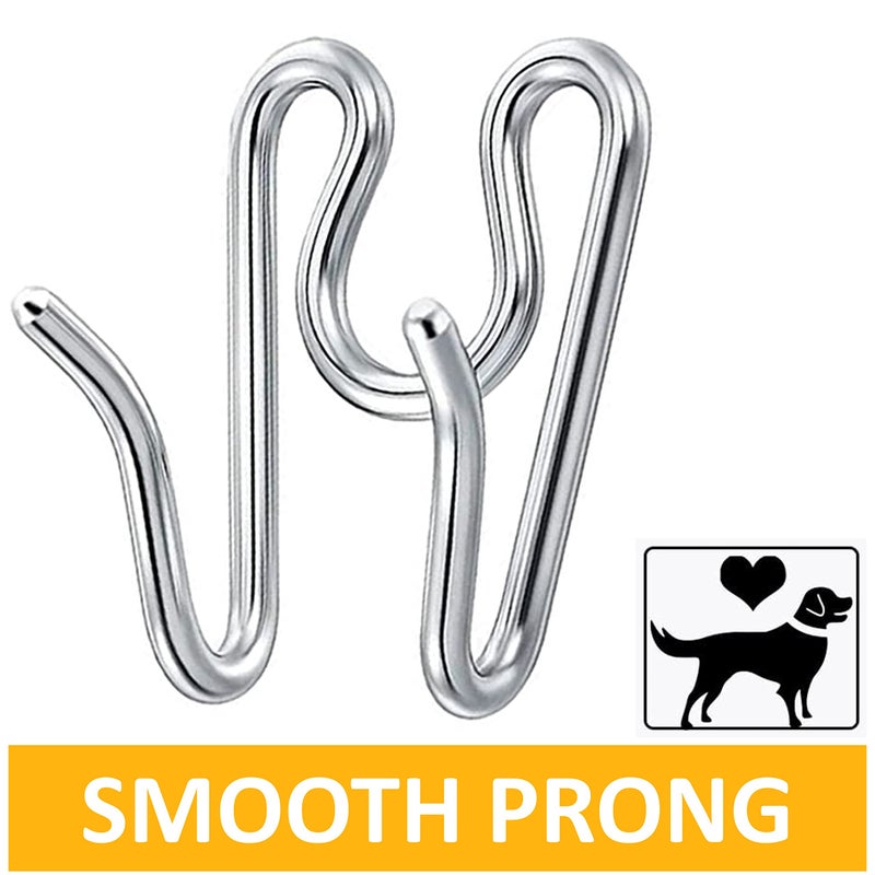 MOZETO (5 Pack) Stainless Steel Dog Collar Extra Links Designed for 2.25mm H-S Small Dog Collar Links, Silver - Image 4