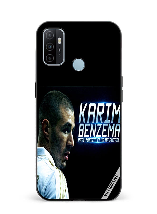 VR CREATIVE Protective Case Cover For Oppo A53 Benzema Design Multicolour - Image 1