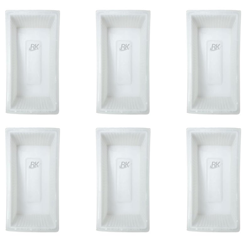 Rk Tile Machinery - Believes in Result RK Plastic Brick Mould 9x45x3 Pack of 6 Liner Paver Block Silicone Plastic Cement Interlocking Concrete Reusable DIY 