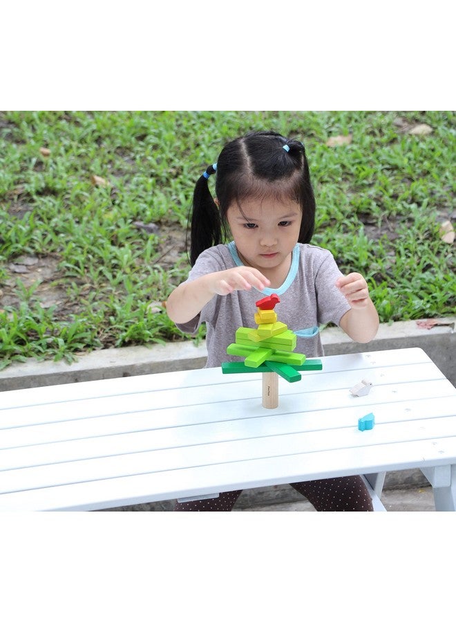 PlanToys Wooden Balancing Tree Learning Toy (5140) | Sustainably Made from Rubberwood and Non-Toxic Paints and Dyes - Image 2