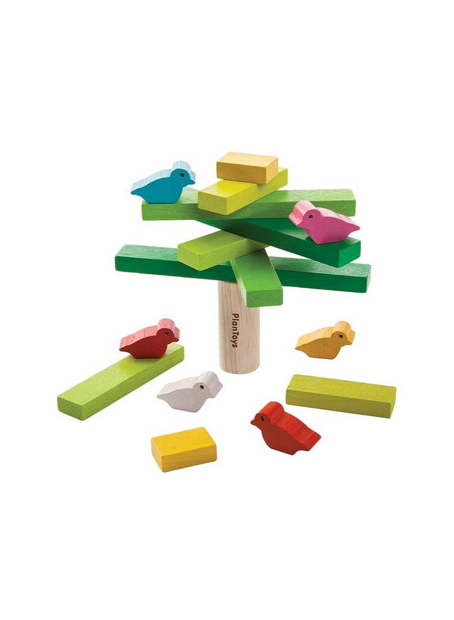 PlanToys Wooden Balancing Tree Learning Toy (5140) | Sustainably Made from Rubberwood and Non-Toxic Paints and Dyes - Image 3