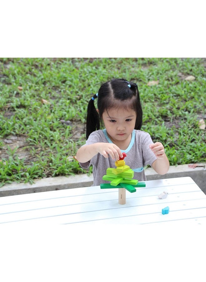 PlanToys Wooden Balancing Tree Learning Toy (5140) | Sustainably Made from Rubberwood and Non-Toxic Paints and Dyes - Image 4