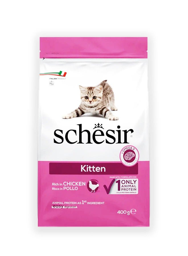 Schesir Kitten Chicken Cat Food - 400 G  - Image 1