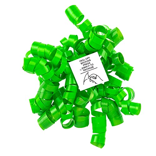 WRAPAHOLIC 12Count Green SelfAdhesive Curly Bows Gift Wrap Accessory Perfect for Christmas Birthday Holiday Party Favors Decorations - Image 5