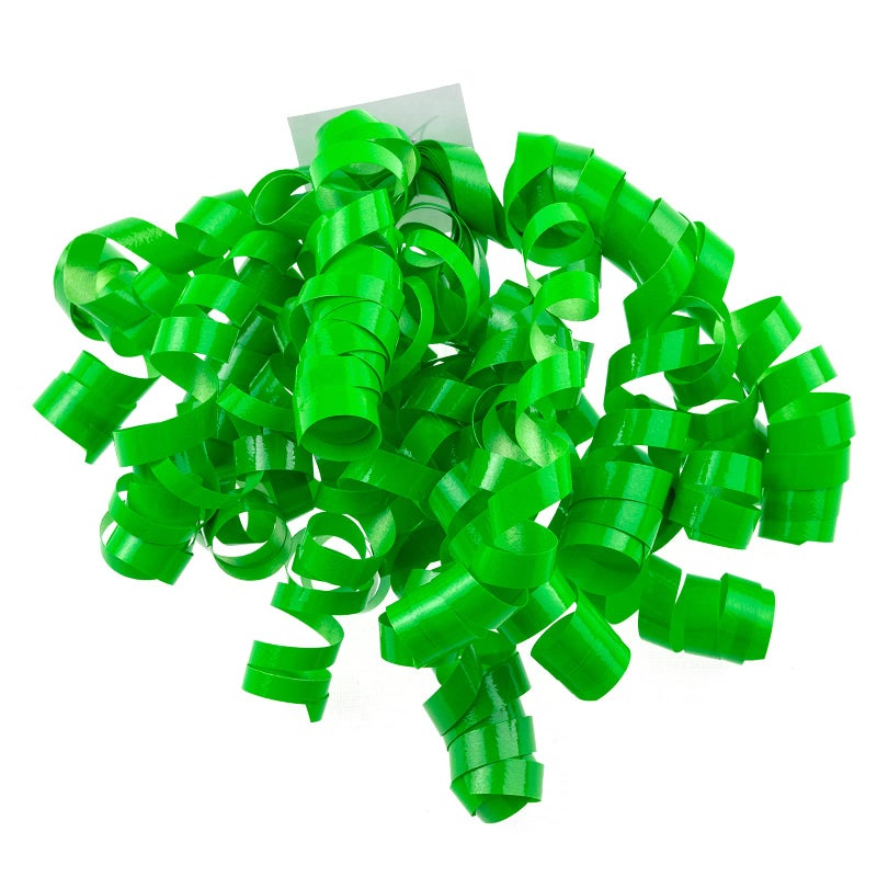 WRAPAHOLIC 12Count Green SelfAdhesive Curly Bows Gift Wrap Accessory Perfect for Christmas Birthday Holiday Party Favors Decorations - Image 3