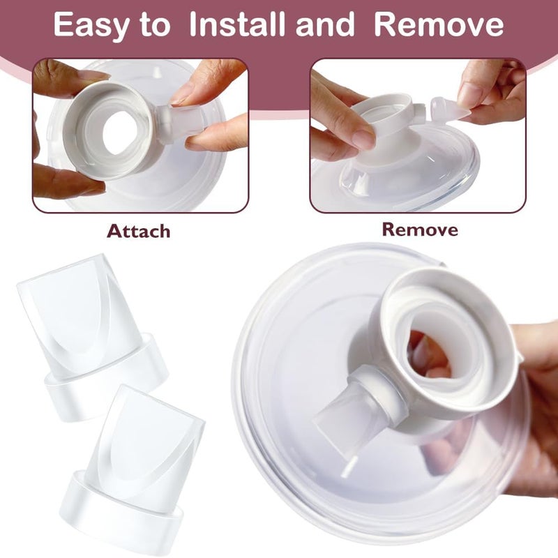 IVARONAL 6PCS Duckbill Valves Compatible with Momcozy M5 Wearable Breast Pump Replacement Pump Parts Accessories Compatible for V2 ProV1 Pro Hands Free Breast Pump Parts Not Original Mom Cozy Accessories - Image 5