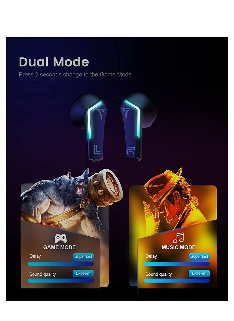 sanag X Pro Headset Gamer Wireless Bluetooth Earphones TWS Gaming Headphone Low Latency Earbuds With Microphone Hand Free  - Image 2
