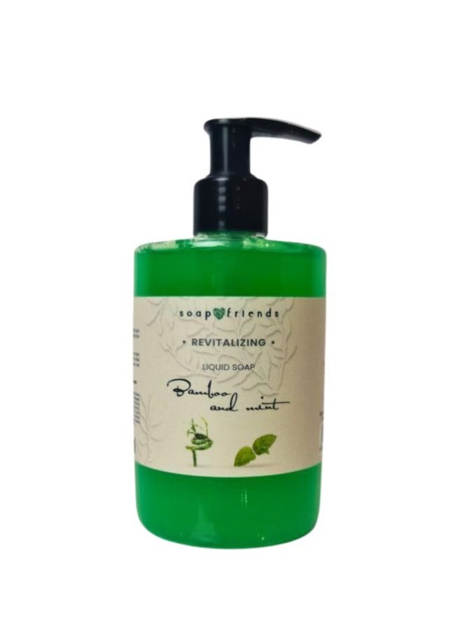 Soap&Friends Soap&Friends Bamboo with mint Liquid Soap Refreshing Green Cleanse, 300 ml  - Image 2