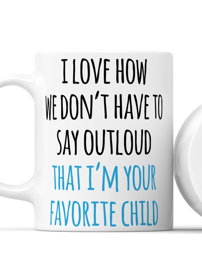 LIT Coffee Mug Funny Sibling RivalryWhite Mug Fathers Gift Dad Present for Birthday - Image 2