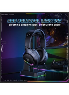 onikuma X31 RGB Gaming Headset 7.1 Surround Sound Noise Canceling Mic ,PC , PS4-3 , Mobile And Xbox  - Image 3