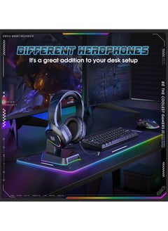 onikuma X31 RGB Gaming Headset 7.1 Surround Sound Noise Canceling Mic ,PC , PS4-3 , Mobile And Xbox  - Image 5