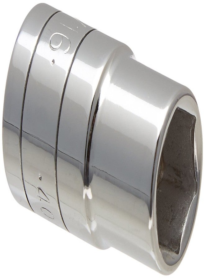 SK Tools USA 1/2" Drive, 9/16", 6 Point, Standard Chrome Socket | 40118 - Image 1