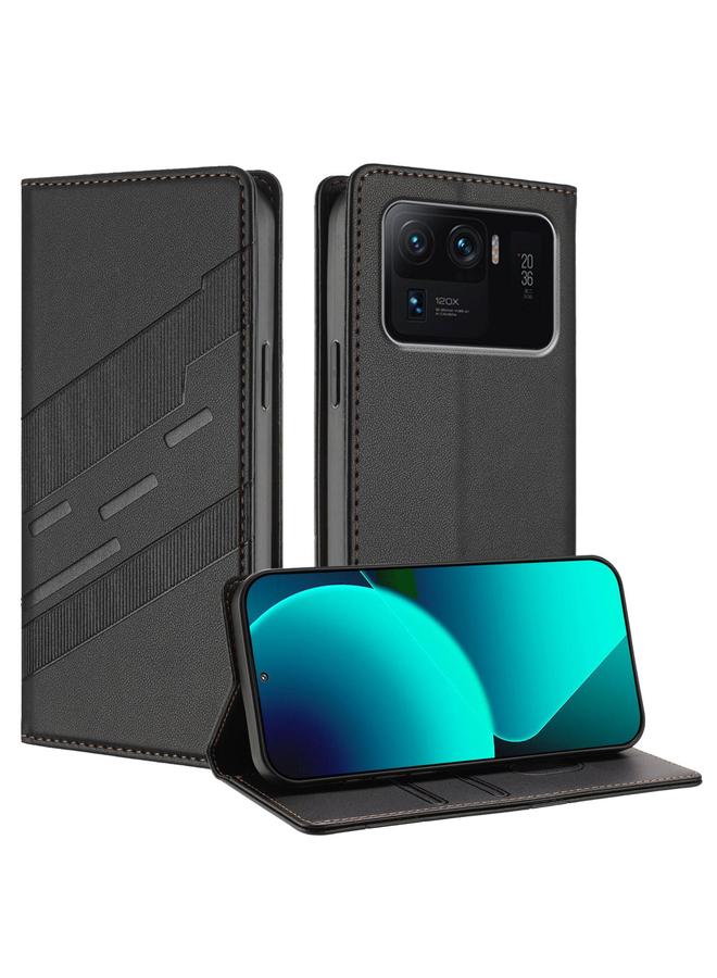 The Bros Case For Xiaomi Mi 11 Ultra Embossed Multi-functional Wallet Retro Leather Phone Case