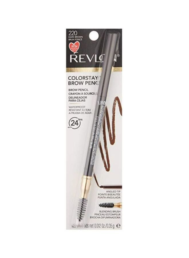 Revlon ColorStay Brow Pencil 220 Dark Brown - Image 3