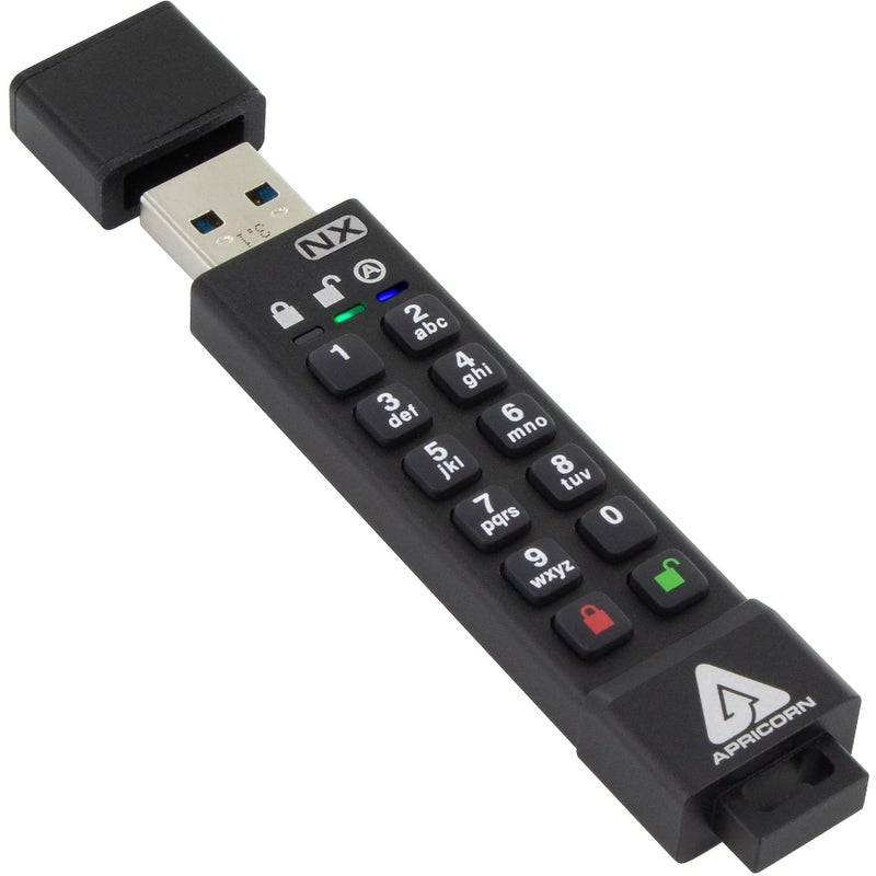 Apricorn محرك أقراص مشفر آمن Apricorn ASK3-NX سعة 32 جيجابايت USB 3.1 (ASK3-NX-32GB) - Image 1