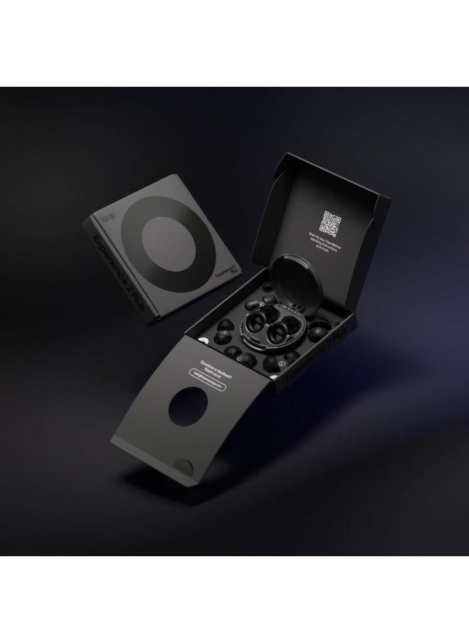 Loop - Loop Experience 2 Plus Ear Plugs Stylish Certified Hearing Protection for Concerts & Festivals, Live Events, Sports, DJs & Nightlife 17dB Noise Reduction, (High-Fidelity) + Mute for extra coverage - Image 1