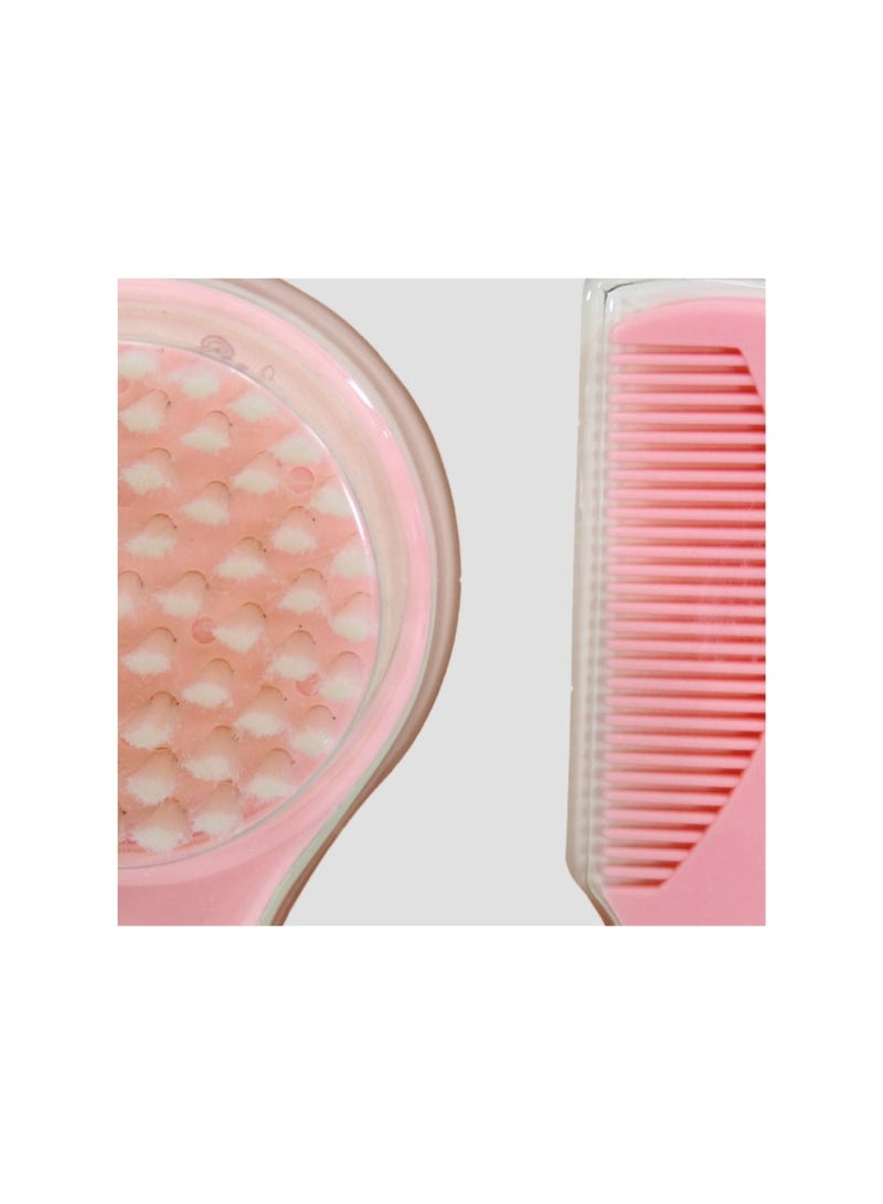 Safari Baby Soft Brush & Comb – Pink - Image 4