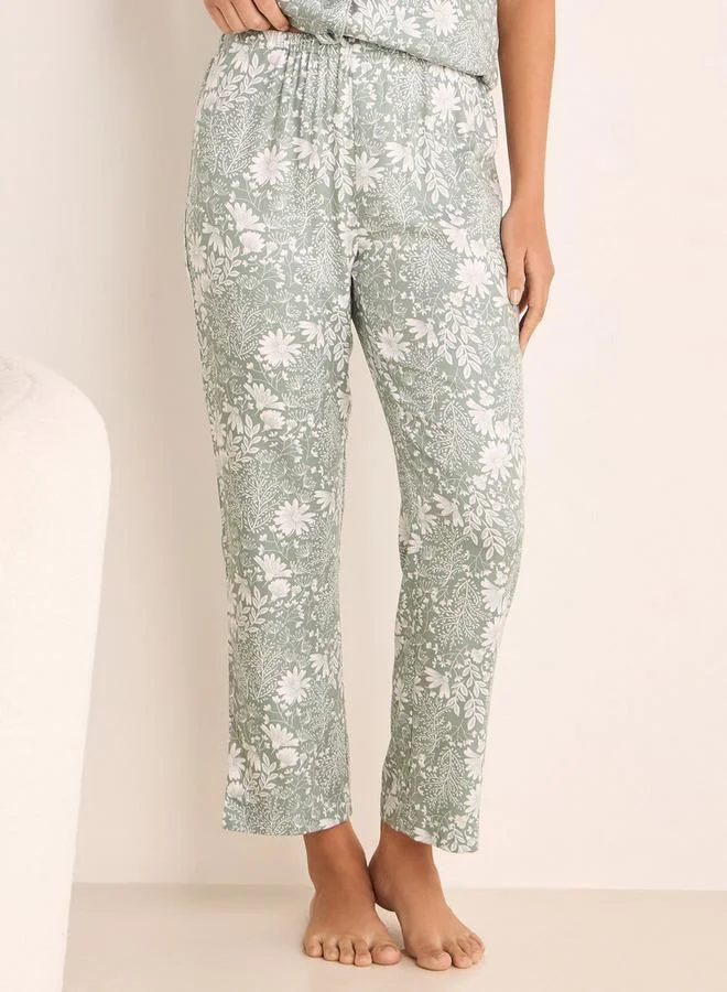 Splash FAV Floral Print Viscose Pyjama Set
