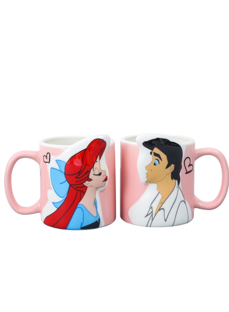 NATIONAL GIFT WORLD COMMERCIAL Two cups for Princess Ariel and Prince Eric - Image 1