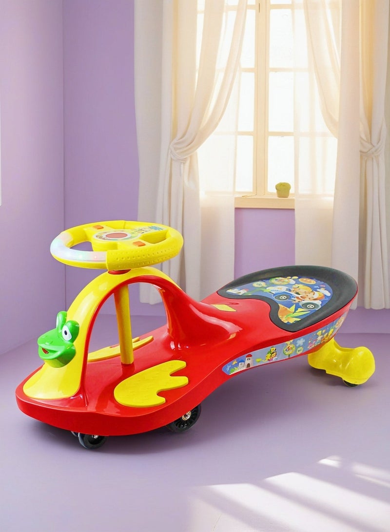 EASY FUTURE Toddler Ride-On Swing Car Magic Wiggle Twister Car with Music | Fun Ride-on Toy for Kids Boys & Girls - Image 1