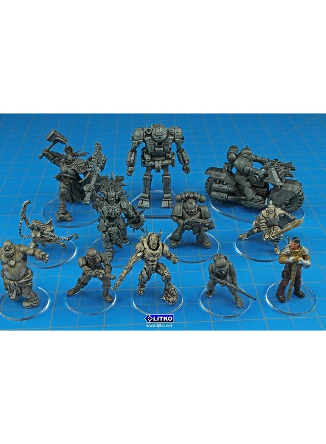 LITKO Clear Miniature Bases, Circular .75 Inch, 1.5mm Clear (25) - Image 4