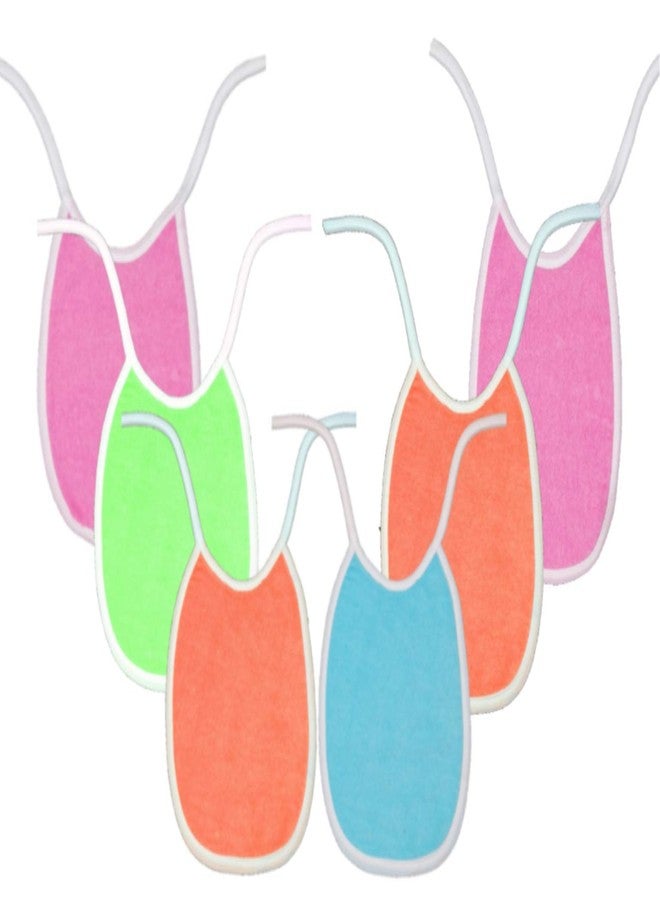 BRANDONN Fashions Newborn Baby Fast Dry Bibs Pack of 6 PCS (Multicolor) - Image 1