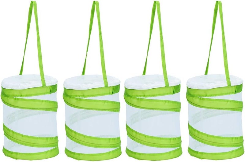 RESTCLOUD Mini Butterfly Habitat, Insect Mesh Cage, Bug Terrarium Pop Up 5.5" x 7" Tall (Pack of 4) - Image 1