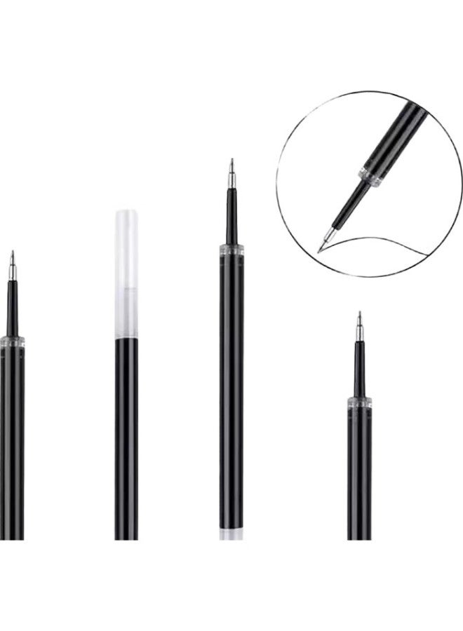 Lopet Retractable Gel Pen Refills, 0.5Mm, Red, Universal St Tip, Compatible With Water-Based Pens, Pack Of 10, Lt-8025 - Image 3