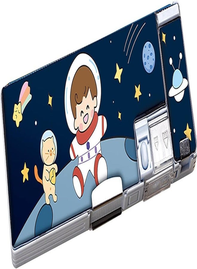 Ranjkri Magical Multifunctional Cute School Pencil Box for Girls, Space Compass Box for Boys, Aesthetic Stationary Items for Kids, Magnetic Pencil Box, Best Gifts (Space Compass Box New 00) - Image 2