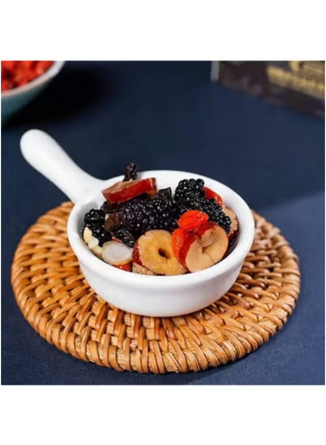 Natural 2 BOX Seven Treasures Ginseng Tea, made with natural ingredients such as red dates, cranberries, blackberries, galbanum, ginseng, and more. 8g x 20 packs. - Image 2