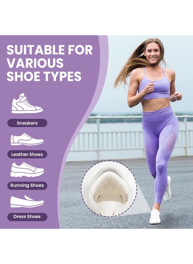 Kimihome Heel Pads for Shoes Men Women - Kimihome 6 PCS Heel Protectors Cushion Grips for Womens Shoes Too Big Anti Slip Tennis Athletic Running Work Shoe Inserts Prevention for Blister Friction Foot Pain - Image 4