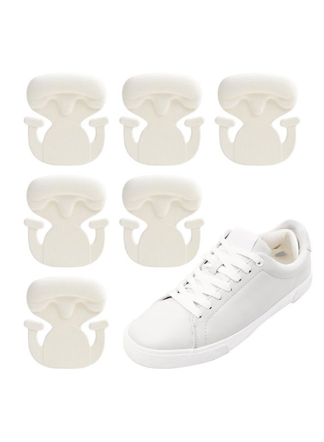 Kimihome Heel Pads for Shoes Men Women - Kimihome 6 PCS Heel Protectors Cushion Grips for Womens Shoes Too Big Anti Slip Tennis Athletic Running Work Shoe Inserts Prevention for Blister Friction Foot Pain - Image 1