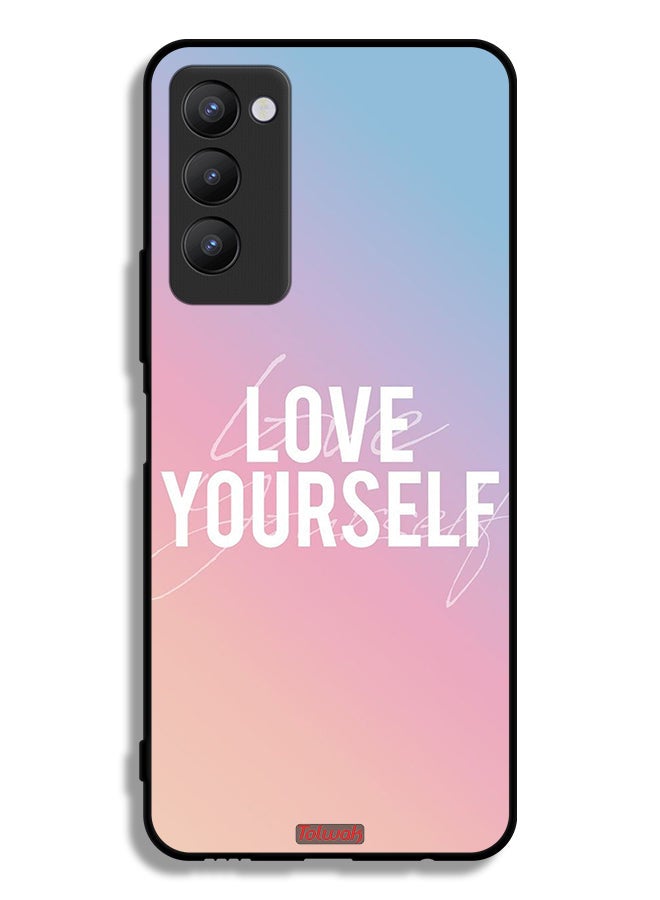 Tolwak Tecno Camon 18 Protective Case Cover Love Yourself - Image 2